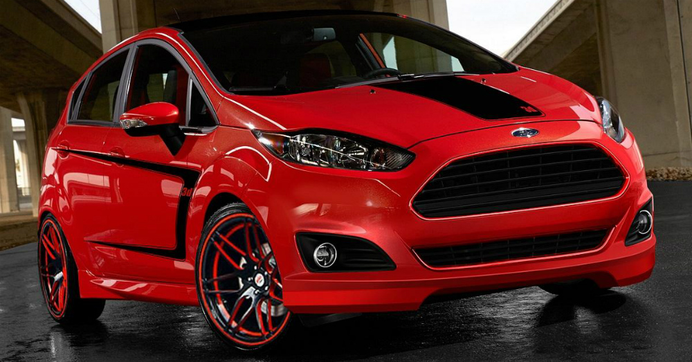 2016 Red Ford Fiesta