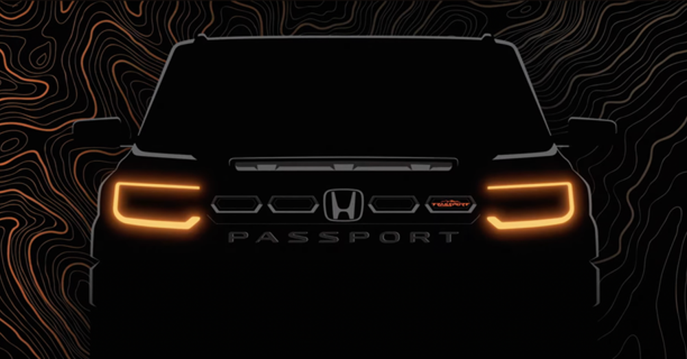 Honda Teases Rugged 2026 Passport SUV